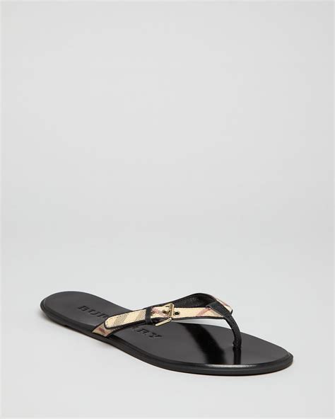 burberry flip flops|burberry women's thongs flip flops.